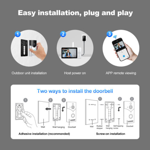 Wireless Video Intercom System-SH054-DH002 - Image 8