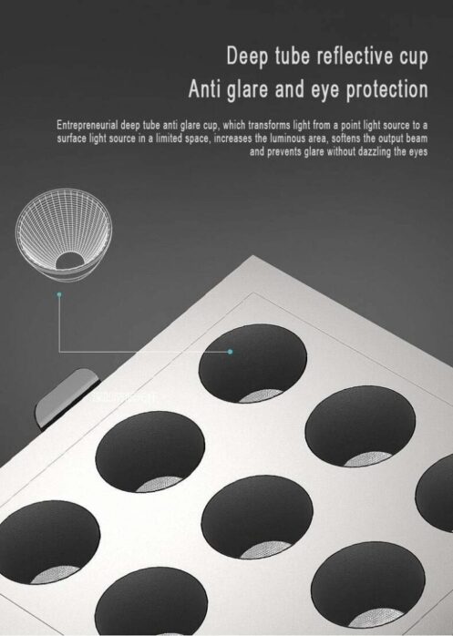 High Anti-Glare Grille Spotlight - Image 8