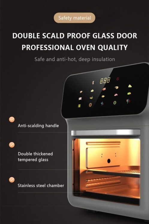 LCD Touchscreen Air Fryer - Image 6
