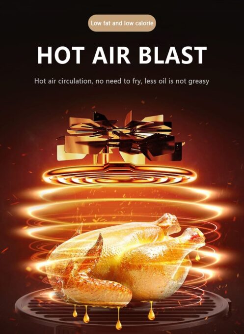 LCD Touchscreen Air Fryer - Image 7