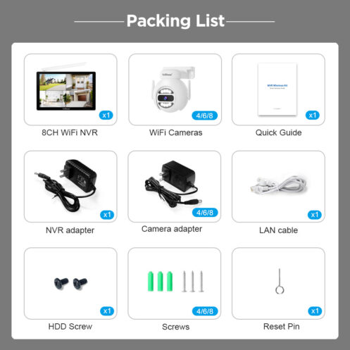 Wireless Camera Kit with 10" Touch Screen Monitor - Image 9