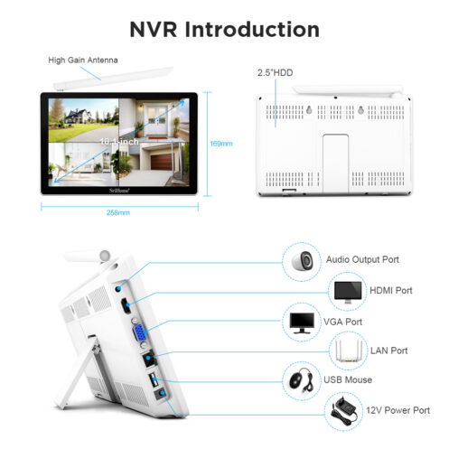 Wireless Camera Kit with 10" Touch Screen Monitor - Image 4