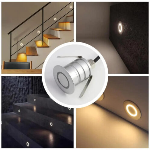 LED Ring Moon Step Light