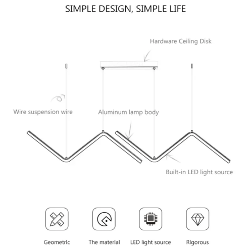 LED Pendant Light- 3 Color Changeable - Image 5