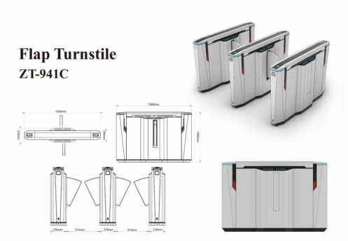 Flap Turnstile ZT-941C