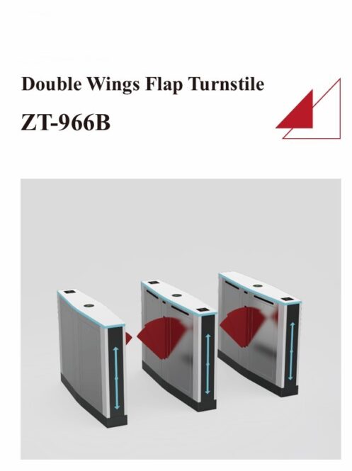 Double Wings Flap Turnstile- ZT966B - Image 2