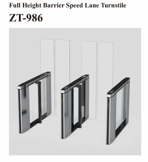 Full Height Barrier Speed Lane Turnstile- ZT986
