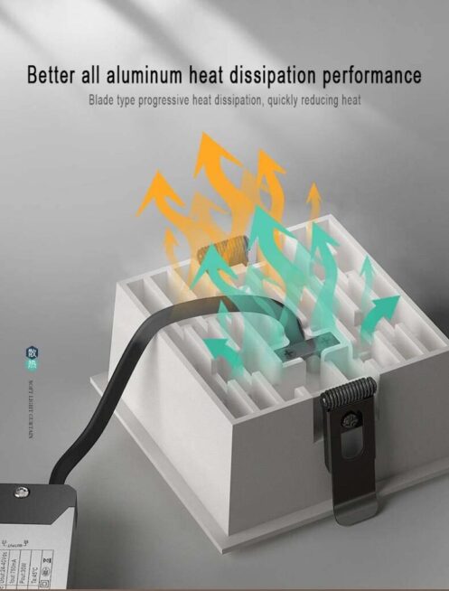 High Anti-Glare Grille Spotlight - Image 13
