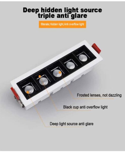 Anti-Glare Grille Spotlight - Image 2