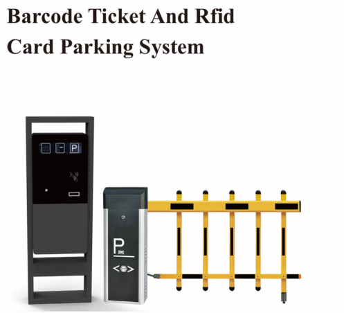 Barcode Ticket And Rfid  Card Parking System