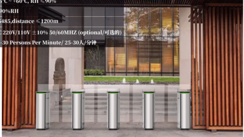 Luxury Sliding Turnstile ZT-955 - Image 4