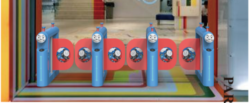 Kindergarten  Swing Turnstile  ZT-961 - Image 3