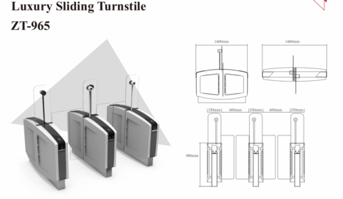 Luxury Sliding Turnstile  ZT-965