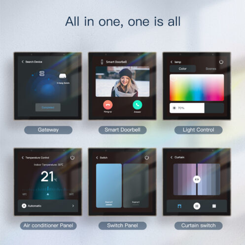 4"" touch smart voice control panel with built-in Alexa - Image 4