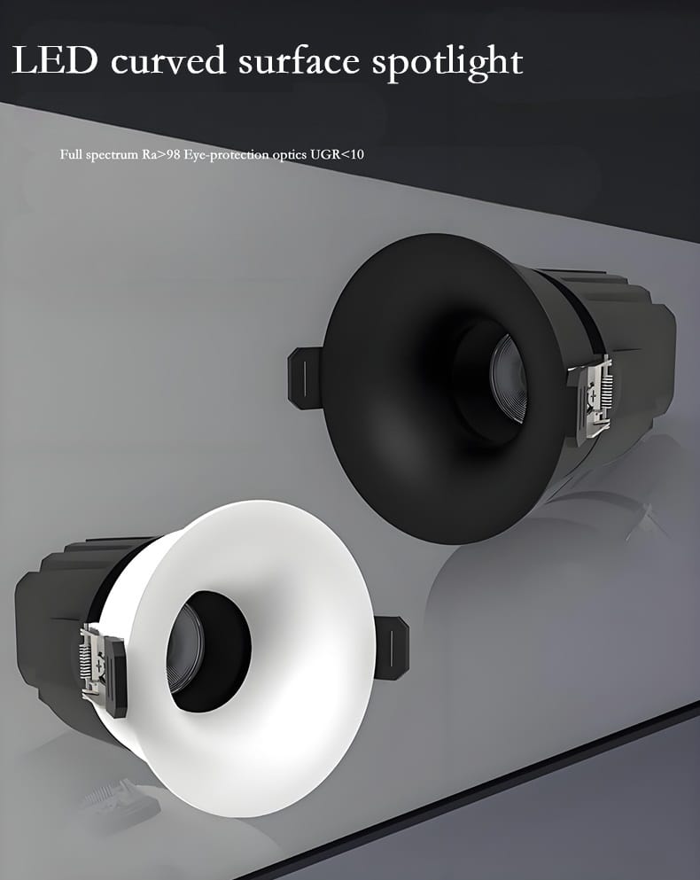 LED Frameless Curved Surface Spotlight