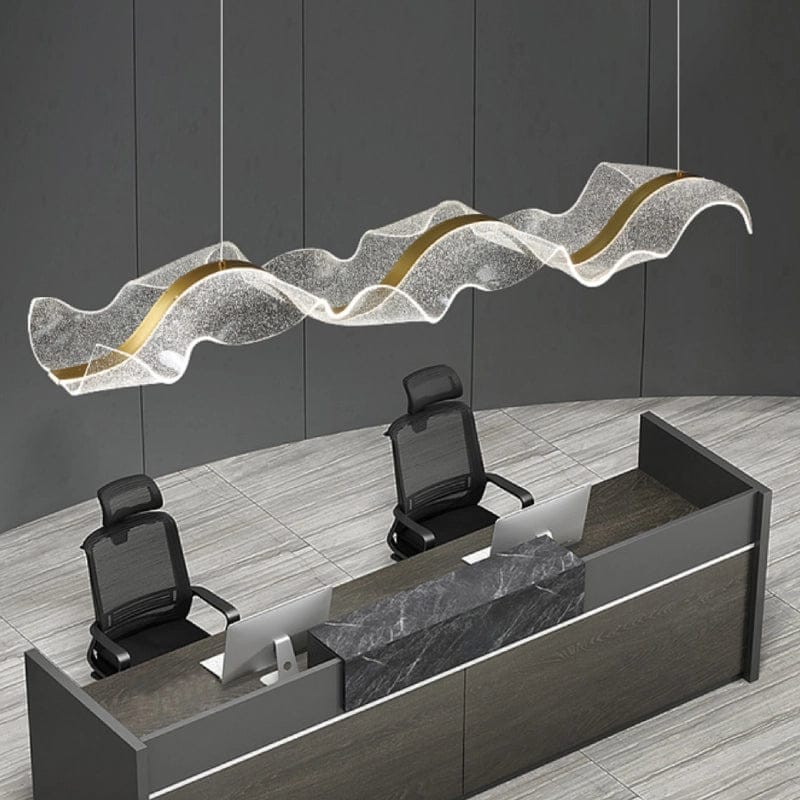 Crystal Ribbon Chandelier