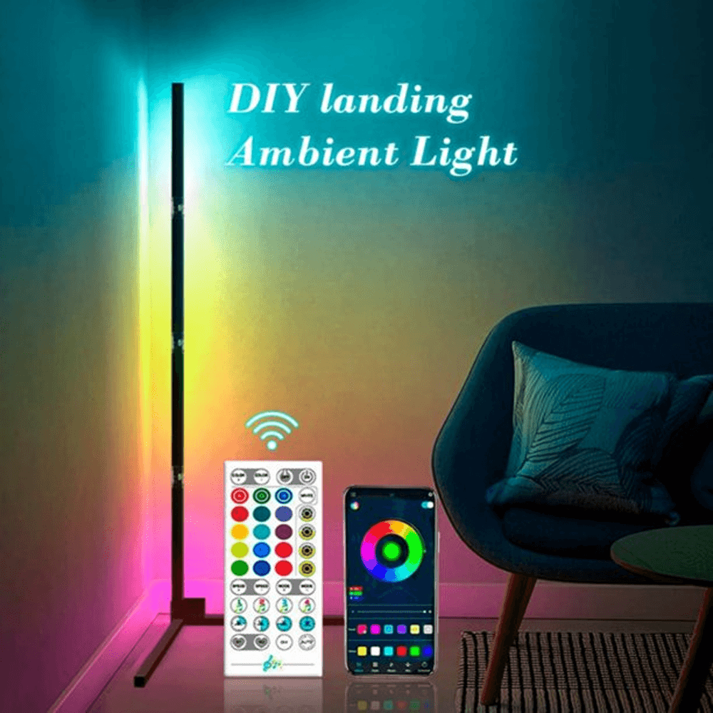 LED Corner Floor Ambient Lamp - Image 5